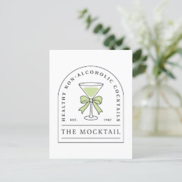 Mocktail niet-alcoholische cocktail alcoholvrije p briefkaart