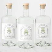 Mocktail niet-alcoholische cocktail fancy esthetis likeurfles etiket (Flessen)