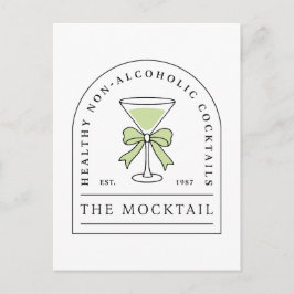 Mocktail non alcoholic cocktail alcohol free party briefkaart
