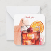 Mocktail Recept Virgin S. Temple Party Favor Notitiekaartje (Voorkant)