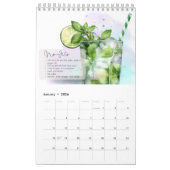 Mocktail recepten kalender (Jan 2026)