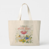 Mocktail Society Cocktail Grote Tote Bag (Achterkant)