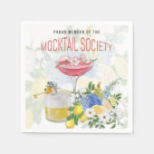 Mocktail Society Cocktail servet (Voorkant)
