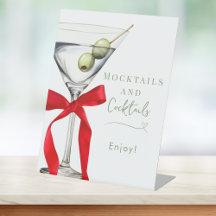 Mocktails Cocktails Vies Martini Bruidsuitnodiging
