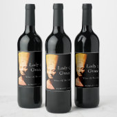 Mockup Ancient Egypt Nefertiti Custom Wine Labs Wijn Etiket (Flessen)