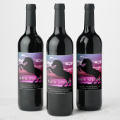 Mockup Black Stallion Custom Wine Labels Wijn Etiket (Flessen)