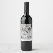 Mockup Cat's Meow Custom Wine Labels Wijn Etiket (Voorkant)