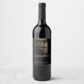Mockup Gold Gorilla Silverback Custom Wine Labels Wijn Etiket (Voorkant)