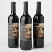 Mockup Human Skull Skeleton Custom Wine Labels Wijn Etiket (Flessen)