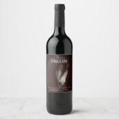 Mockup Stallion Horse Custom Wine Labels Wijn Etiket (Voorkant)
