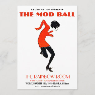 Mod 1960: Dance Party  Uitnodiging