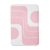 Mod 1970s Retro Stijl Geometrisch Ontwerp Badmat (Voorkant Verticaal)