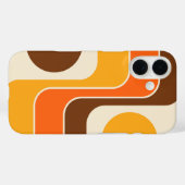 Mod 1970s Retro Stijl Geometrisch Ontwerp Case-Mate iPhone Case (Achterkant (horizontaal))