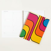 Mod 1970s Retro Stijl Geometrisch Ontwerp Planner (Display)