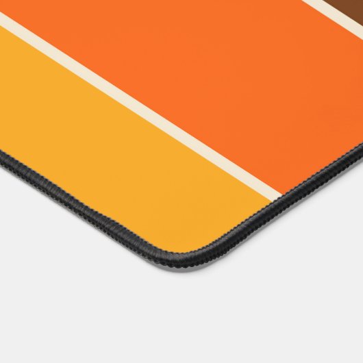 Mod 1970s Retro Style Geometrisch ontwerp Bureaumat (Hoek)