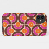 Mod 1970s Retro Style Geometrisch ontwerp Case-Mate iPhone Case (Achterkant (horizontaal))