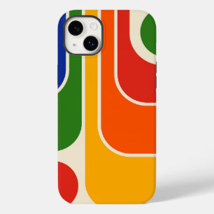 Mod 1970s Retro Style Geometrisch ontwerp Case-Mate iPhone 14 Plus Hoesje
