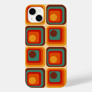 Mod 1970s Retro Style Geometrisch ontwerp Case-Mate iPhone 14 Plus Hoesje
