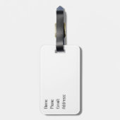 Mod 60 Mode Bagagelabel 1960 (Achterkant verticaal)