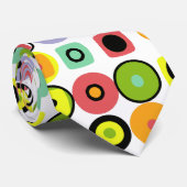 mod 60s Retro Print Stropdas (Opgerold)