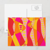 Mod Abstract Briefkaart (Voorkant / Achterkant)