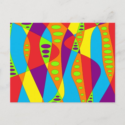 Mod Abstract Briefkaart (Voorkant)