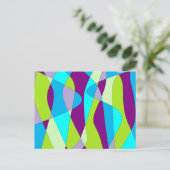 Mod Abstract Briefkaart (Staand voorkant)