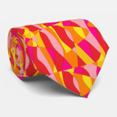 Mod Abstract Stropdas (Opgerold)