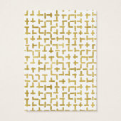 Mod Abstracte Geometrische versleutelingskaarten Visitekaartje (Achterkant)