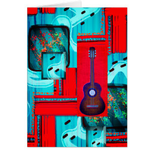 Mod Abstracte muziek Collage "Overreach" Blank Kaa