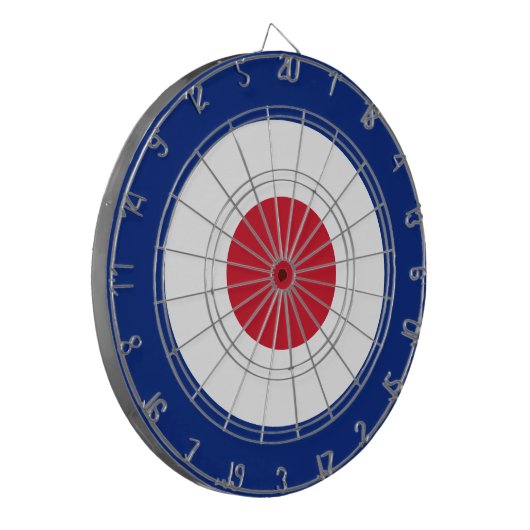 mod afgeronde dartbord (Voorkant Links)