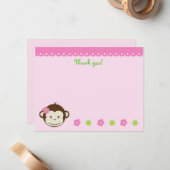 Mod apen legen Dank je wel kaarten Notitiekaartje (Voorkant / Achterkant in situ)