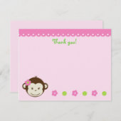 Mod apen legen Dank je wel kaarten Notitiekaartje (Voorkant / Achterkant)