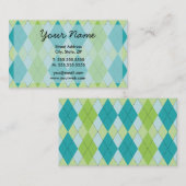 Mod Argyle-profielkaarten Visitekaartje (Voorkant / Achterkant)