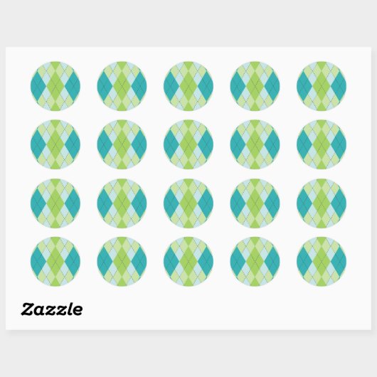 Mod Argyle Stickers (Vel)