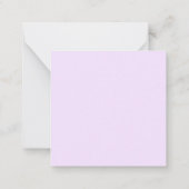 Mod Art Hart 2,5"x2,5" Vlakke Briefkaart (Achterkant)