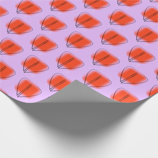 Mod Art Heart Cadeaupapier (Hoek)