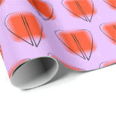 Mod Art Heart Cadeaupapier (Rol Hoek)