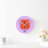 Mod Art Heart Ronde Klok (Huis)