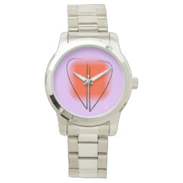 Mod Art Heart Women's overmaats Horloge
