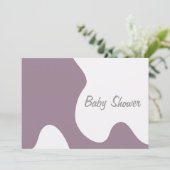 Mod-Baby shower Kaart (Staand voorkant)