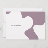 Mod-Baby shower Kaart (Achterkant)