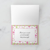 Mod Baby Thank You Card Bedankkaart (Binnen)