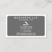 mod barber (kleur aanpasbaar) visitekaartje (Achterkant)