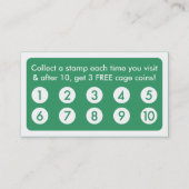 mod batting kooien loyaliteitskaart klantenkaartje (Achterkant)