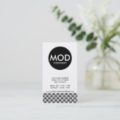 mod-bedrijf visitekaartje (Staand voorkant)