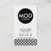 mod-bedrijf visitekaartje (Voorkant)