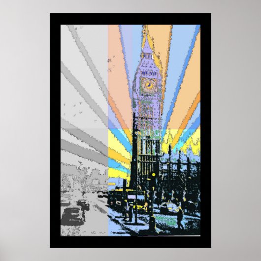 Mod Big Ben Poster (Voorkant)