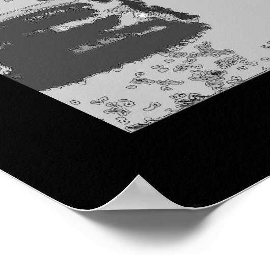 Mod Big Ben Poster (Hoek)