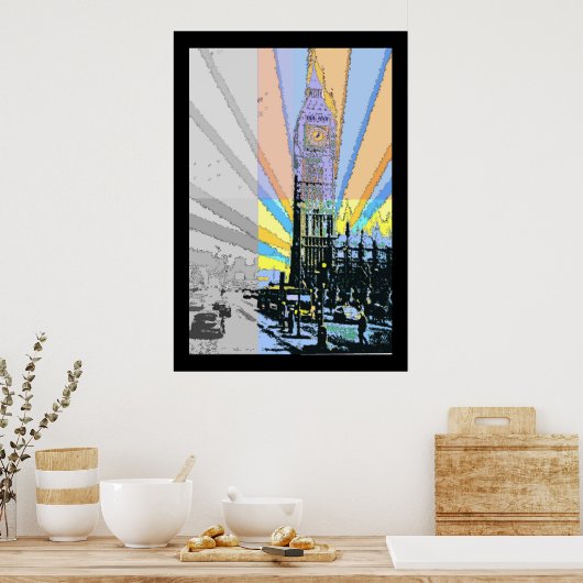 Mod Big Ben Poster (Keuken)